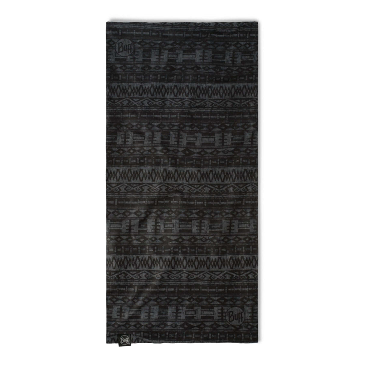 BUFF Polar Reversible Neck Gaiter Urid Black-Snout Ecru-Sybe Blue-Metly Rosewood #- 53 Degrees North 