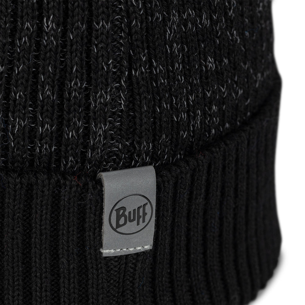 Buff Merino Summit Beanie Hats #color_solid-black