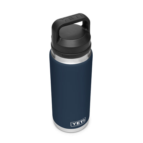 YETI Rambler 26 oz (760 ml) Bottle with Chug Cap Rescue Red-Navy-White-Stainless Steel #- 53 Degrees North 