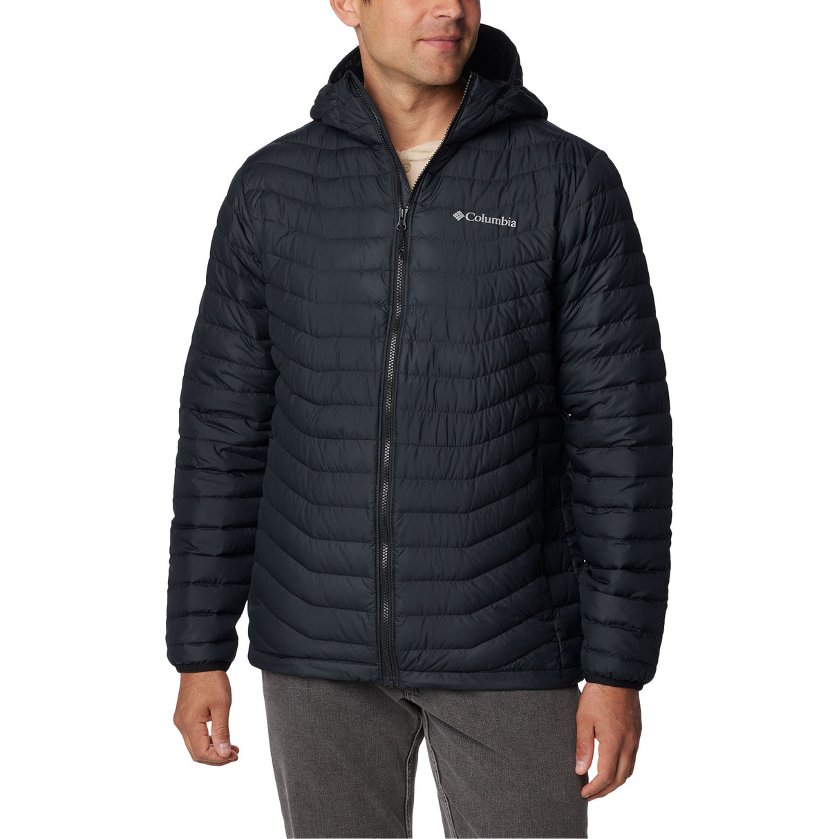 Columbia Men's Westridge Down Hooded Jacket Black / Small-Black / Medium-Black / Large-Black / X-Large-Black / XX-Large #- 53 Degrees North 