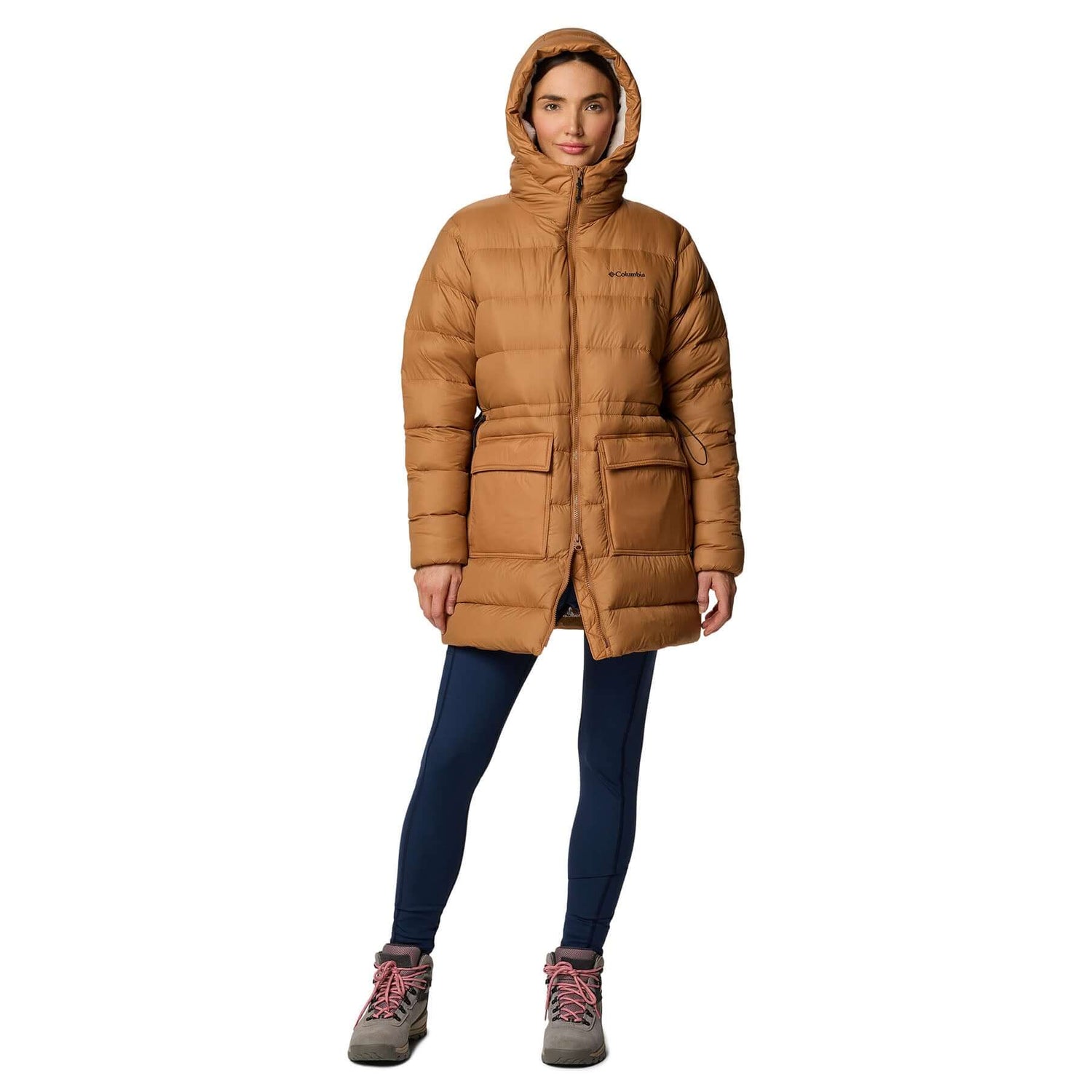 Columbia Women's Harmony Falls Mid Down Jacket Camel Brown / X-Small-Camel Brown / Small-Camel Brown / Medium-Camel Brown / Large-Camel Brown / X-Large #- 53 Degrees North 