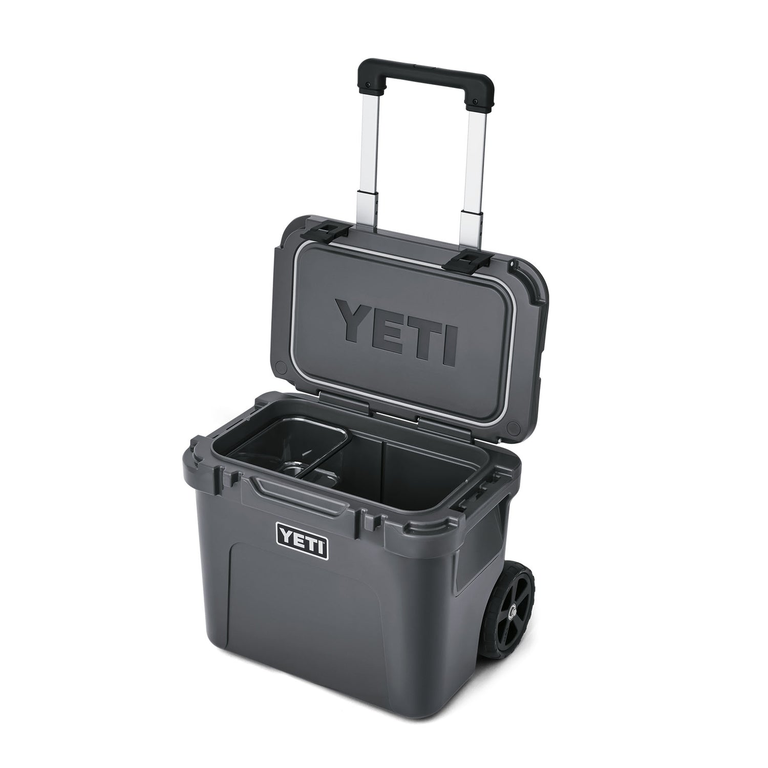 YETI Roadie 32 Wheeled Cool Box Big Sky Blue-Firefly Yellow-Charcoal-Navy #- 53 Degrees North 