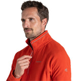 Craghoppers Men's Corey VI Half Zip Fleece Pullover Black / Small-Black / Medium-Black / Large-Black / X-Large-Black / XX-Large #- 53 Degrees North 