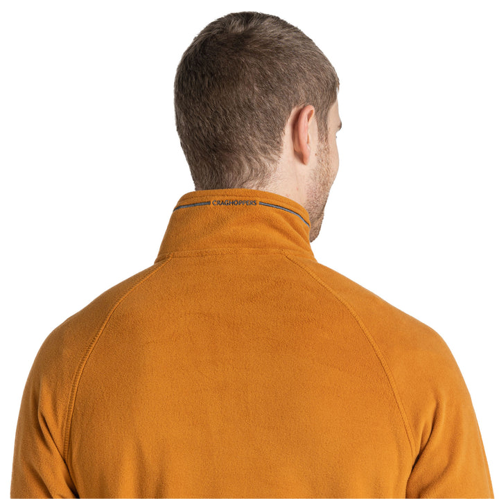 Craghoppers Men's Corey VI Half Zip Fleece Pullover #color_pumpkin-spice-marl