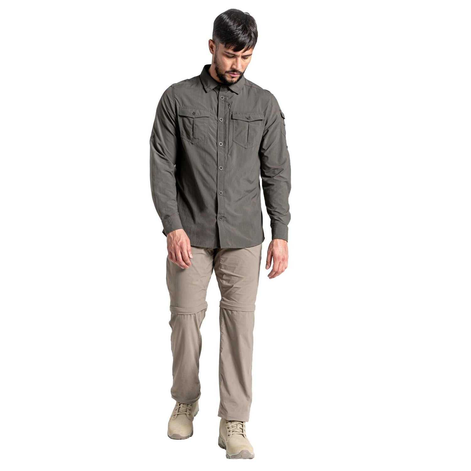 Craghoppers Men's Nosilife Pro Convertible II Trousers Woodland Green / Small-Woodland Green / Medium-Woodland Green / Large-Woodland Green / X-Large-Woodland Green / XX-Large #- 53 Degrees North 