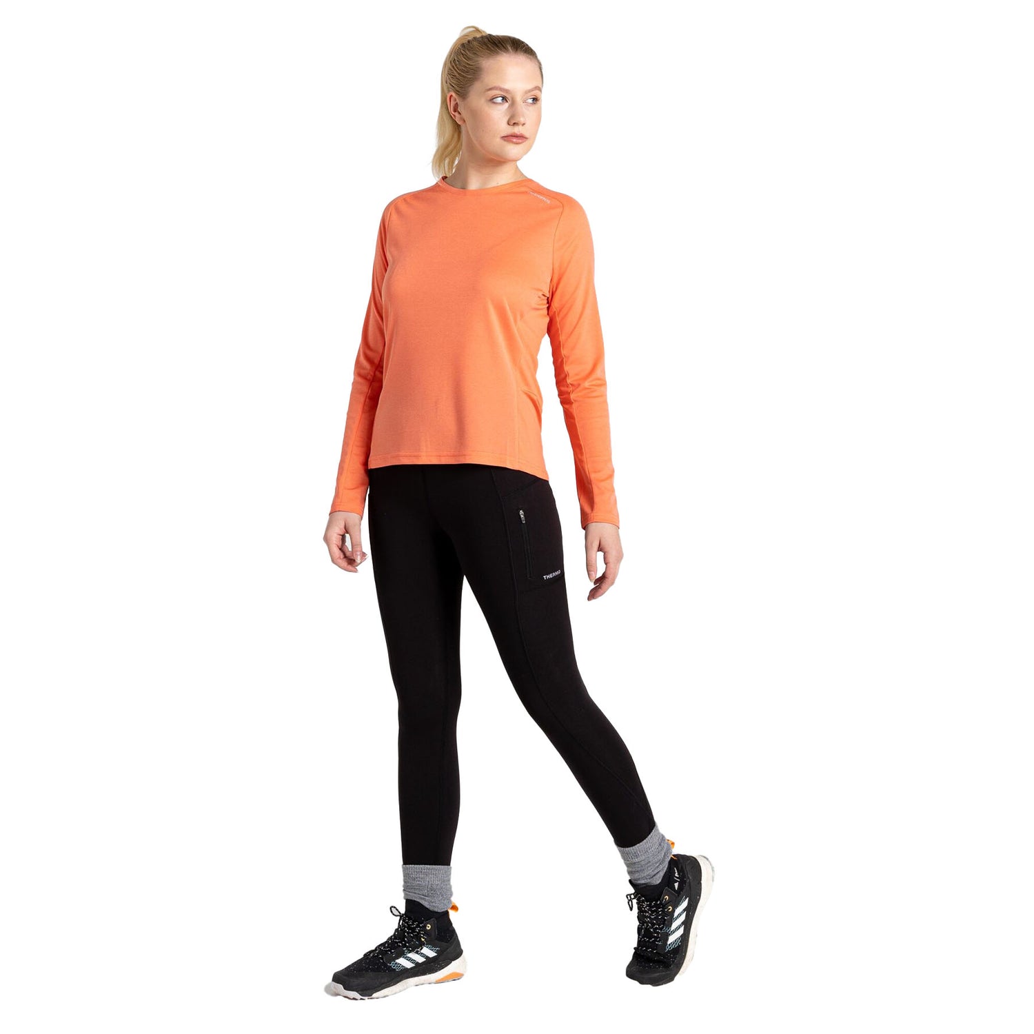 Craghoppers Women's Kiwi Pro Thermo Leggings Black / X-Small-Black / Small-Black / Medium-Black / Large-Black / X-Large #- 53 Degrees North 