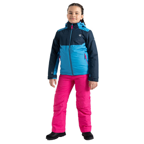 Dare 2b Kids' Impose III Ski Jacket Ebony Grey/Black / Age 3-4-Ebony Grey/Black / Age 5-6-Ebony Grey/Black / Age 7-8-Ebony Grey/Black / Age 9-10-Ebony Grey/Black / Age 11-12 #- 53 Degrees North 