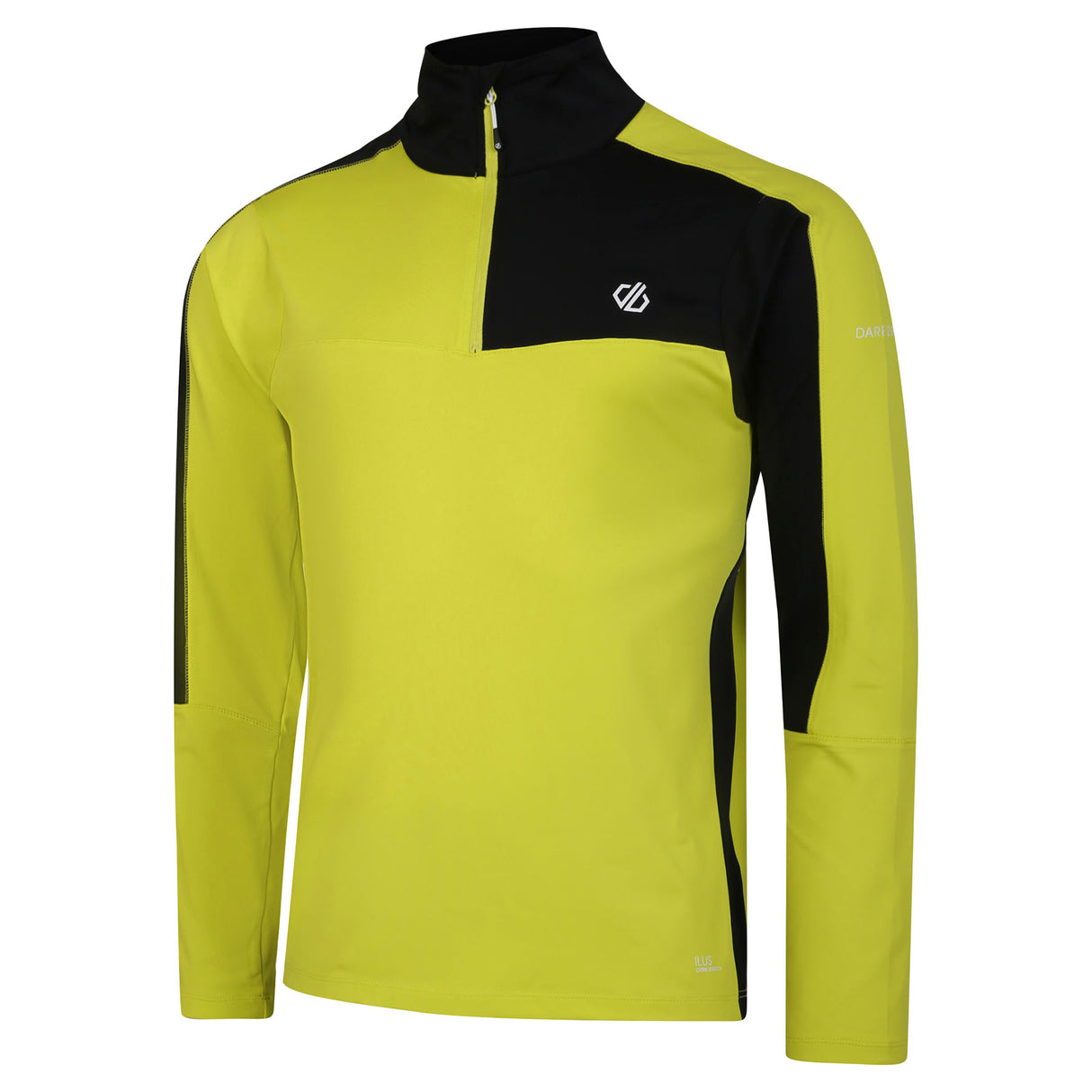 Dare 2b Men's Dignify II Core Stretch Midlayer Top Lichen Green/Black / Small-Lichen Green/Black / Medium-Lichen Green/Black / Large-Lichen Green/Black / X-Large-Lichen Green/Black / XX-Large #- 53 Degrees North 