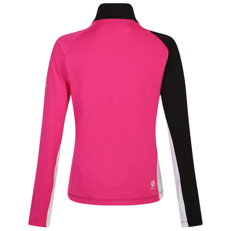 Dare 2b Women's Ice Core Stretch Midlayer Top Black/Ebony Grey / X-Small-Black/Ebony Grey / Small-Black/Ebony Grey / Medium-Black/Ebony Grey / Large-Black/Ebony Grey / X-Large #- 53 Degrees North 