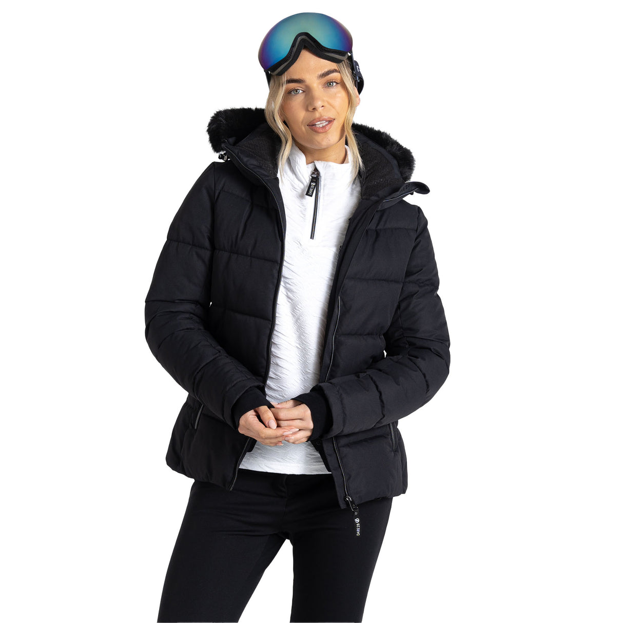 Dare 2b Women's Glamorize IV Ski Jacket Black / X-Small-Black / Small-Black / Medium-Black / Large-Black / X-Large #- 53 Degrees North 