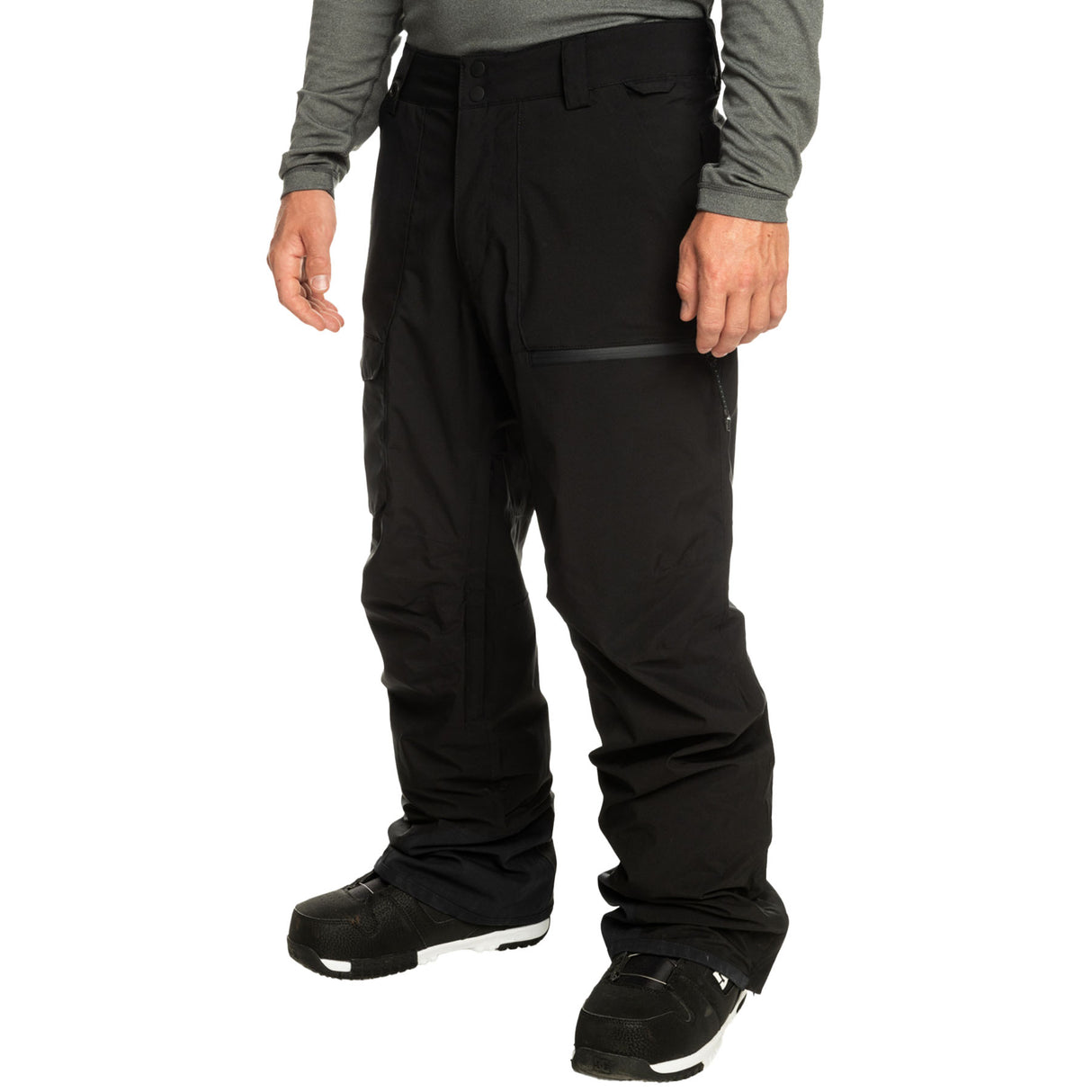 Quiksilver Men's Utility Ski Trousers True Black / Small-True Black / Medium-True Black / Large-True Black / X-Large #- 53 Degrees North 