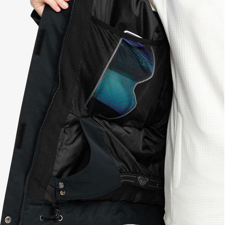 Roxy Women's Meade Ski Jacket True Black / X-Small-True Black / Small-True Black / Medium-True Black / Large-True Black / X-Large #- 53 Degrees North 