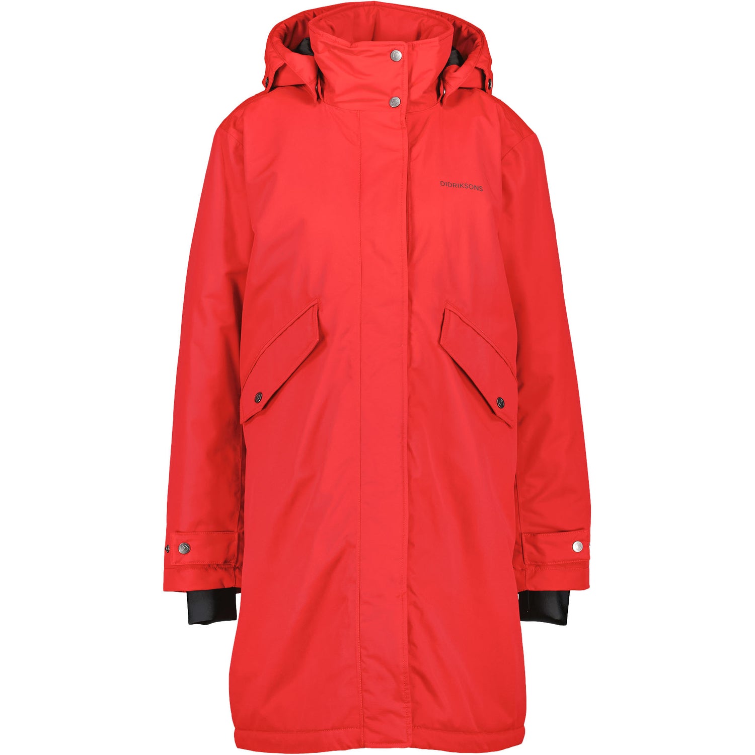 Didriksons Women's Josefine Parka Jacket Pomme Red / X-Small-Pomme Red / Small-Pomme Red / Medium-Pomme Red / Large-Pomme Red / X-Large #- 53 Degrees North 