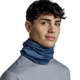 BUFF Merino Lightweight Neckwear Multistripes Tempest-Solid Pansy-Cloud Matewa-Solid Black-Solid Light Grey #- 53 Degrees North 