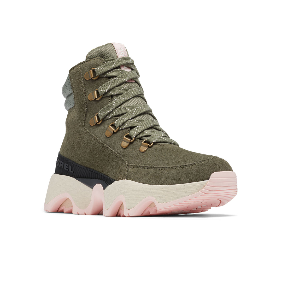 Sorel Women's Kinetic Impact Conquest Waterproof Boots #color_stone-green-chalk