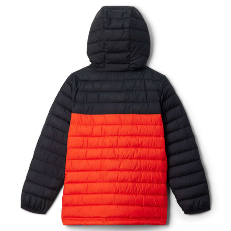 Columbia Kids' Powder Lite II Hooded Jacket Black / Age 4-5-Black / Age 6-7-Black / Age 8-9-Black / Age 10-12-Black / Age 14-16 #- 53 Degrees North 