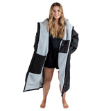 Dryrobe Advance Long Sleeve Changing Robe Black/Grey / X-Small-Black/Grey / Small-Black/Grey / Medium-Black/Grey / Large-Black/Camo Black / Small #- 53 Degrees North 