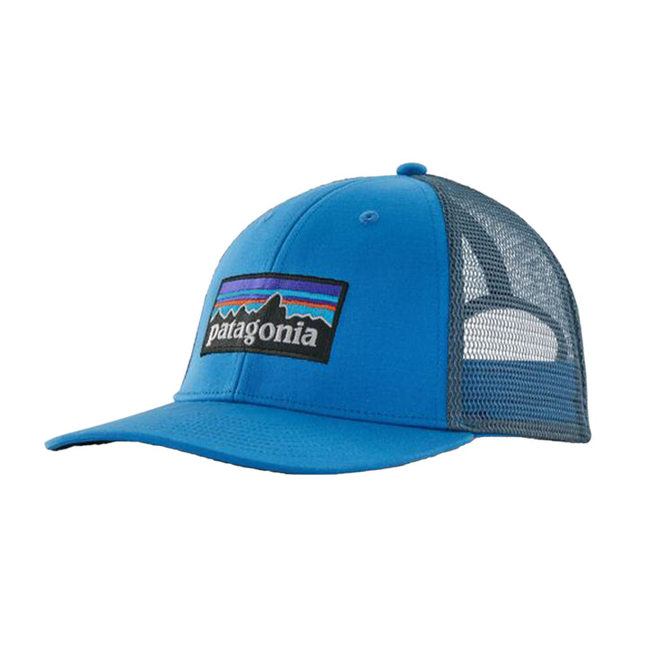 Patagonia P-6 Logo LoPro Trucker Hat #color_vessel-blue