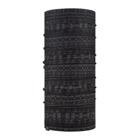 BUFF Polar Reversible Neck Gaiter Urid Black-Snout Ecru-Sybe Blue-Metly Rosewood #- 53 Degrees North 