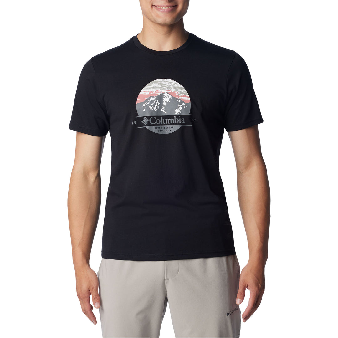 Columbia Men's Path Lake Graphic II T-shirt #color_black-scoped-view