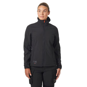 Helly Hansen Workwear Women's Luna Softshell Jacket Black / X-Small-Black / Small-Black / Medium-Black / Large-Black / X-Large #- 53 Degrees North 
