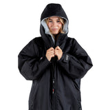 Dryrobe Advance Long Sleeve Changing Robe Black/Grey / X-Small-Black/Grey / Small-Black/Grey / Medium-Black/Grey / Large-Black/Camo Black / Small #- 53 Degrees North 