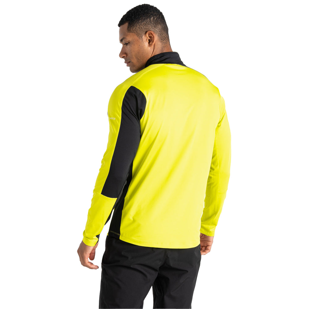 Men's Dignify II Core Stretch Midlayer Top #color_neon-spring-black