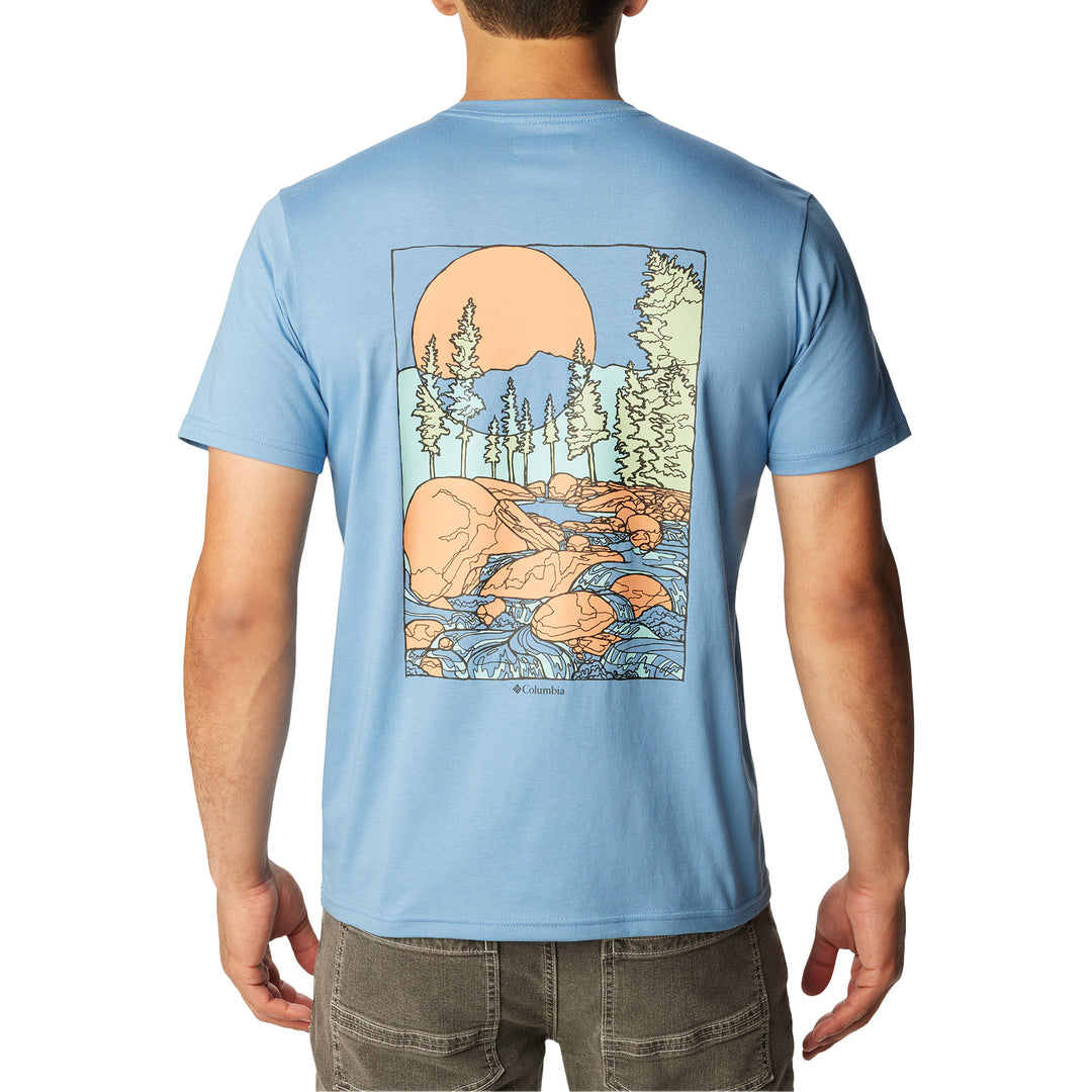Columbia Men's Rapid Ridge Back Graphic II T-shirt #color_skyler-rocky-road