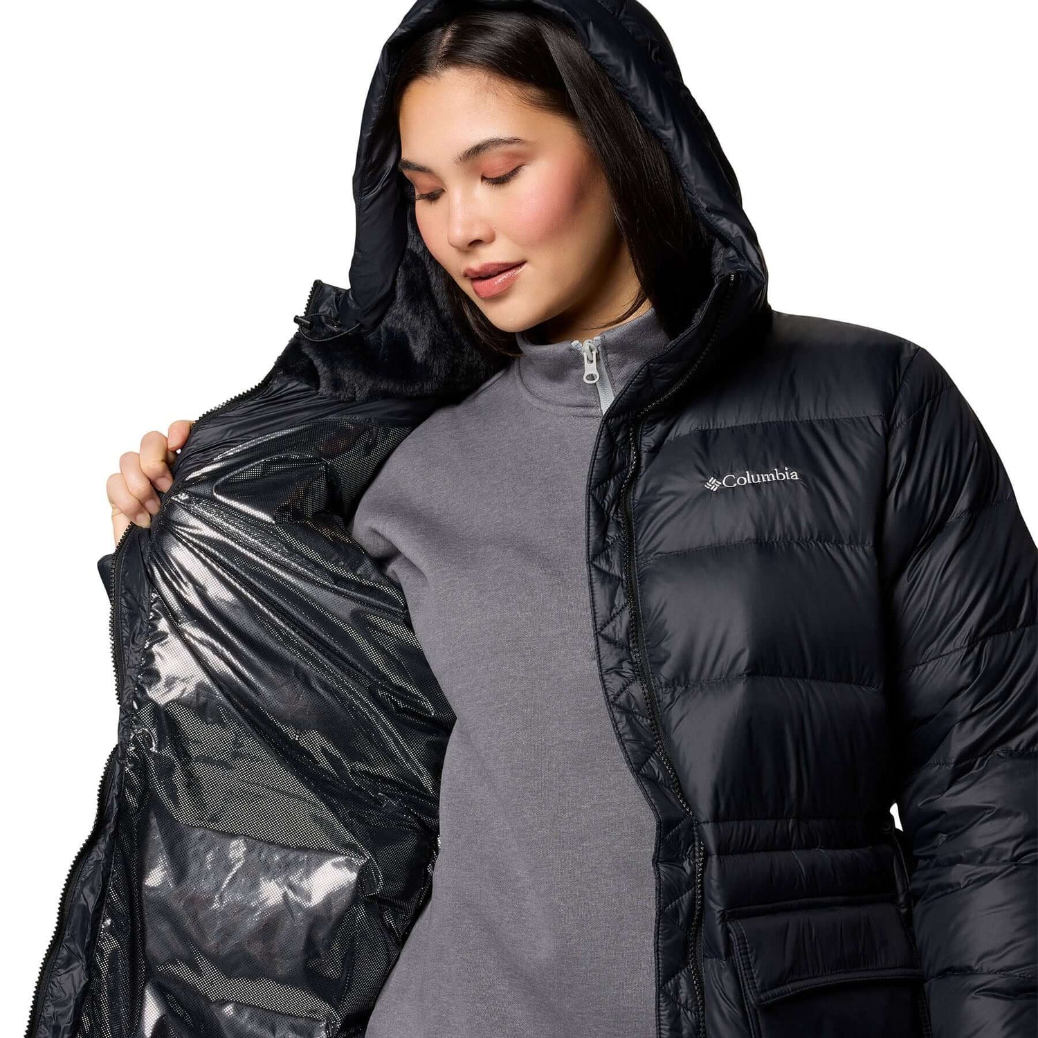 Columbia Women's Harmony Falls Mid Down Jacket Camel Brown / X-Small-Camel Brown / Small-Camel Brown / Medium-Camel Brown / Large-Camel Brown / X-Large #- 53 Degrees North 