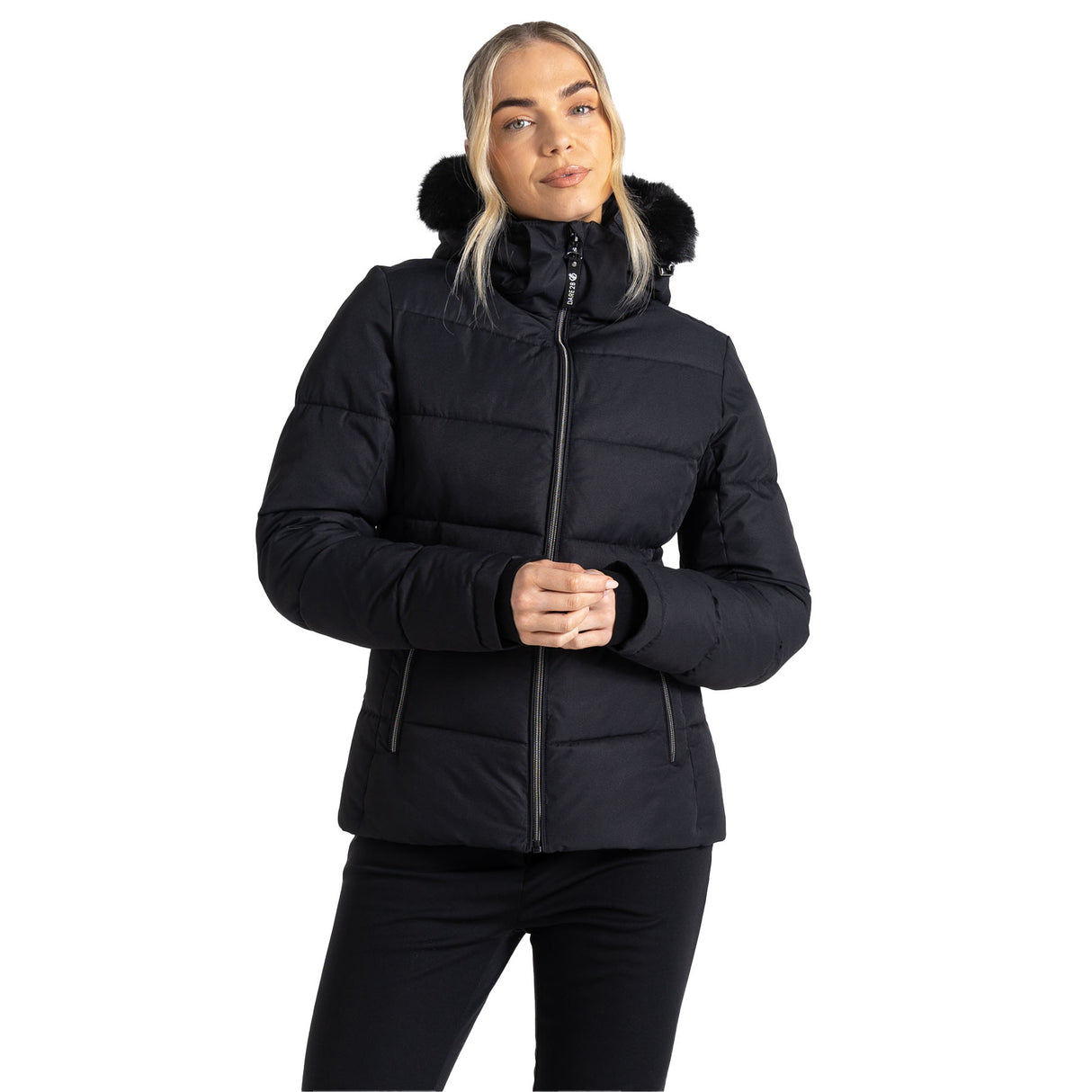 Dare 2b Women's Glamorize IV Ski Jacket Black / X-Small-Black / Small-Black / Medium-Black / Large-Black / X-Large #- 53 Degrees North 