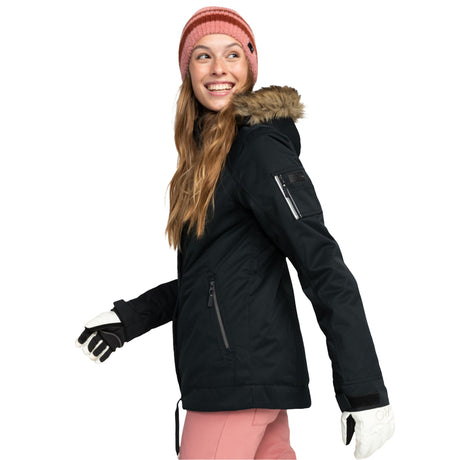 Roxy Women's Meade Ski Jacket True Black / X-Small-True Black / Small-True Black / Medium-True Black / Large-True Black / X-Large #- 53 Degrees North 