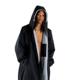 Dryrobe Advance Long Sleeve Changing Robe Black/Grey / X-Small-Black/Grey / Small-Black/Grey / Medium-Black/Grey / Large-Black/Camo Black / Small #- 53 Degrees North 