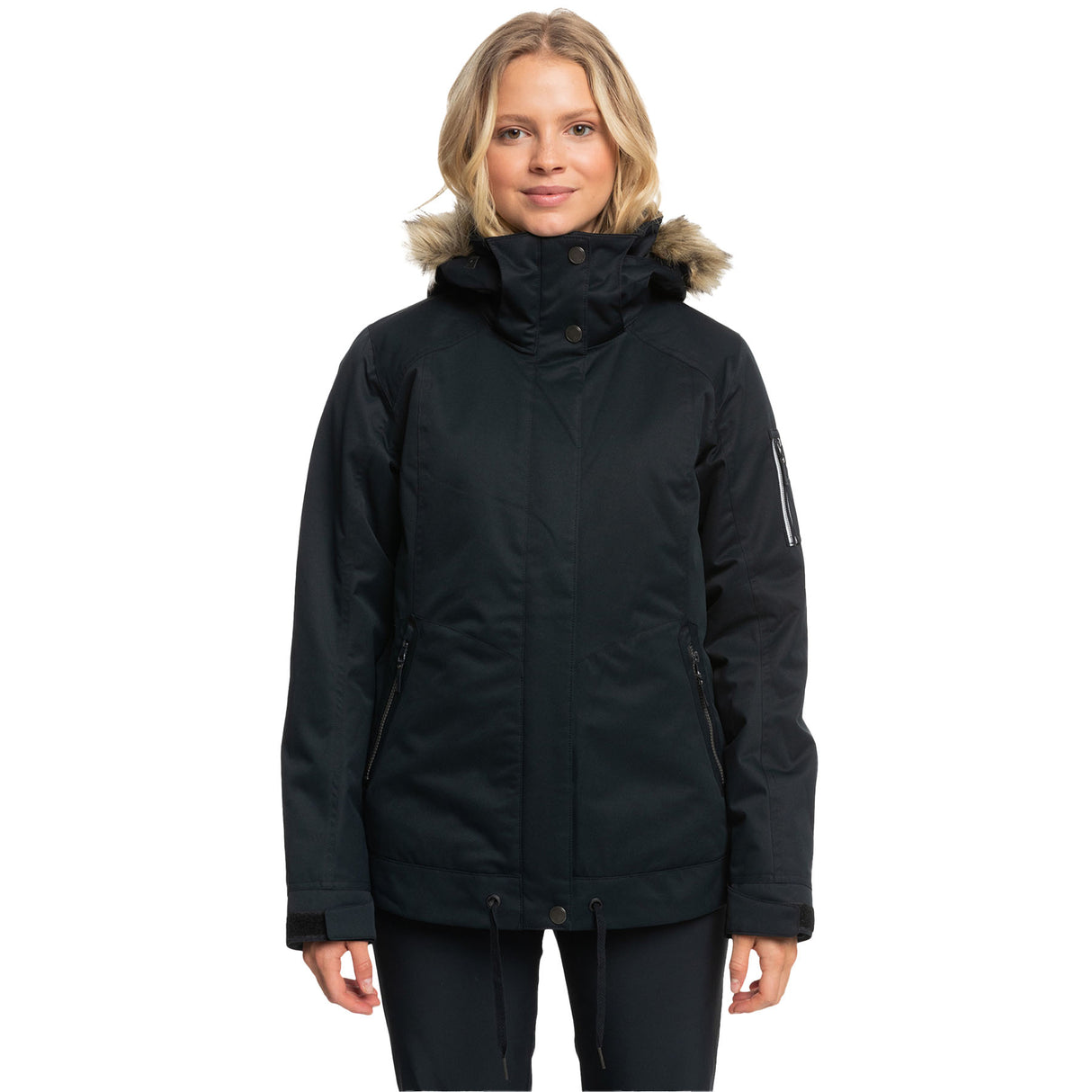 Roxy Women's Meade Ski Jacket True Black / X-Small-True Black / Small-True Black / Medium-True Black / Large-True Black / X-Large #- 53 Degrees North 