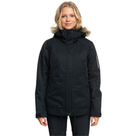 Roxy Women's Meade Ski Jacket True Black / X-Small-True Black / Small-True Black / Medium-True Black / Large-True Black / X-Large #- 53 Degrees North 