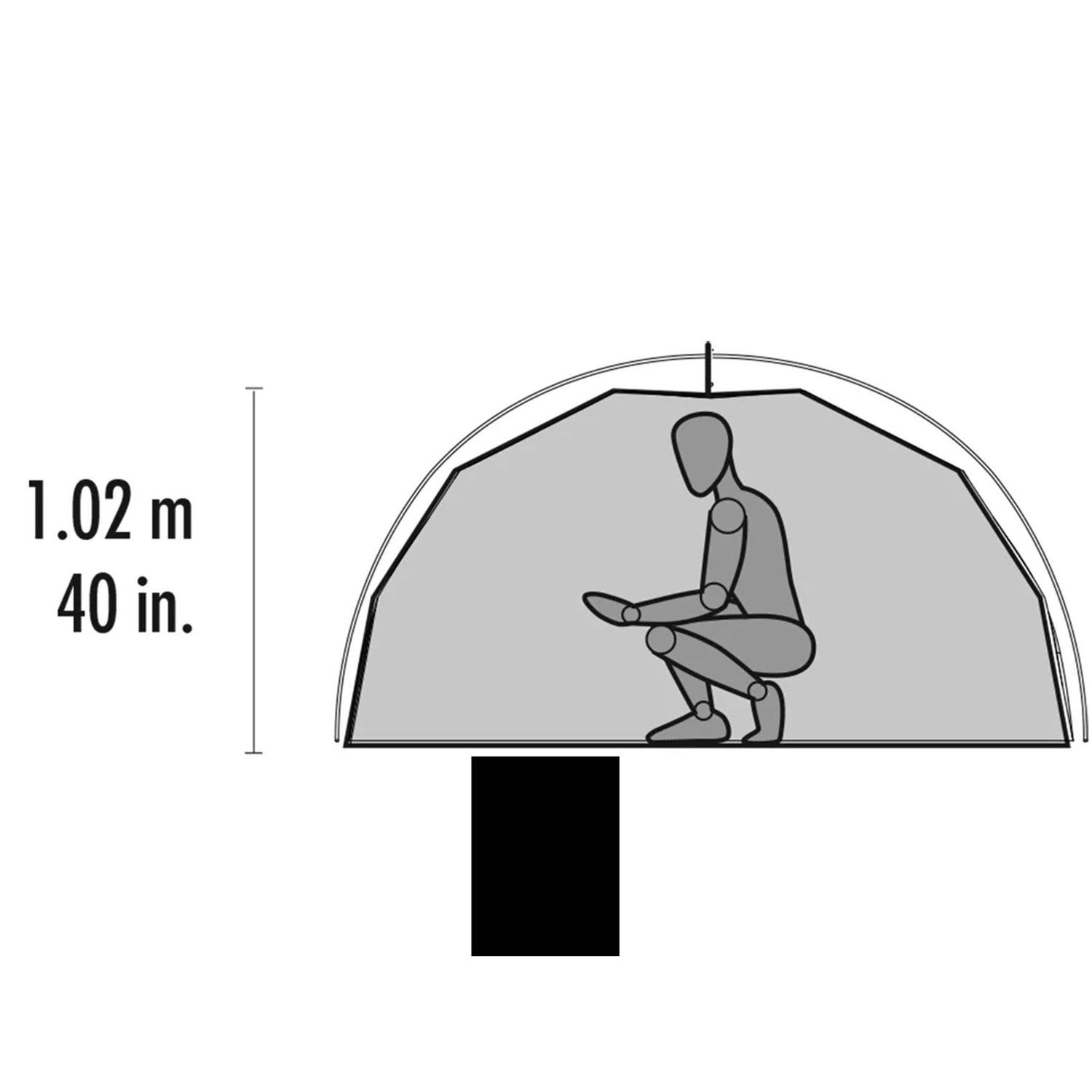 MSR Elixir 2 - 2 Person Backpacking Tent Green / 2 Person #- 53 Degrees North 