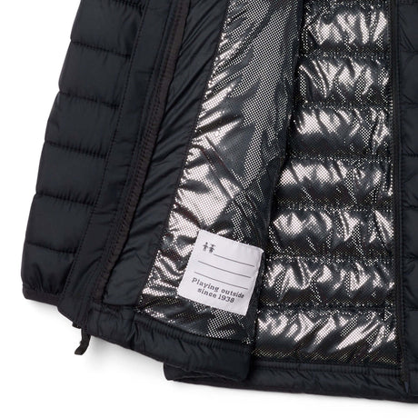 Columbia Kids' Powder Lite II Hooded Jacket Black / Age 4-5-Black / Age 6-7-Black / Age 8-9-Black / Age 10-12-Black / Age 14-16 #- 53 Degrees North 