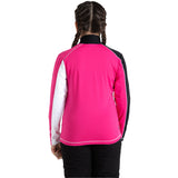 Dare 2b Kids' Formate II Core Stretch Long Sleeve Midlayer Top Gulfstream/Fjord Blue/Rusty Orange / Age 3-4-Gulfstream/Fjord Blue/Rusty Orange / Age 5-6-Gulfstream/Fjord Blue/Rusty Orange / Age 7-8-Gulfstream/Fjord Blue/Rusty Orange / Age 9-10-Gulfstream/Fjord Blue/Rusty Orange / Age 11-12 #- 53 Degrees North 