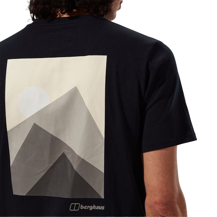 Berghaus Men's Mountain Silhouette Short Sleeve Tee #color_black