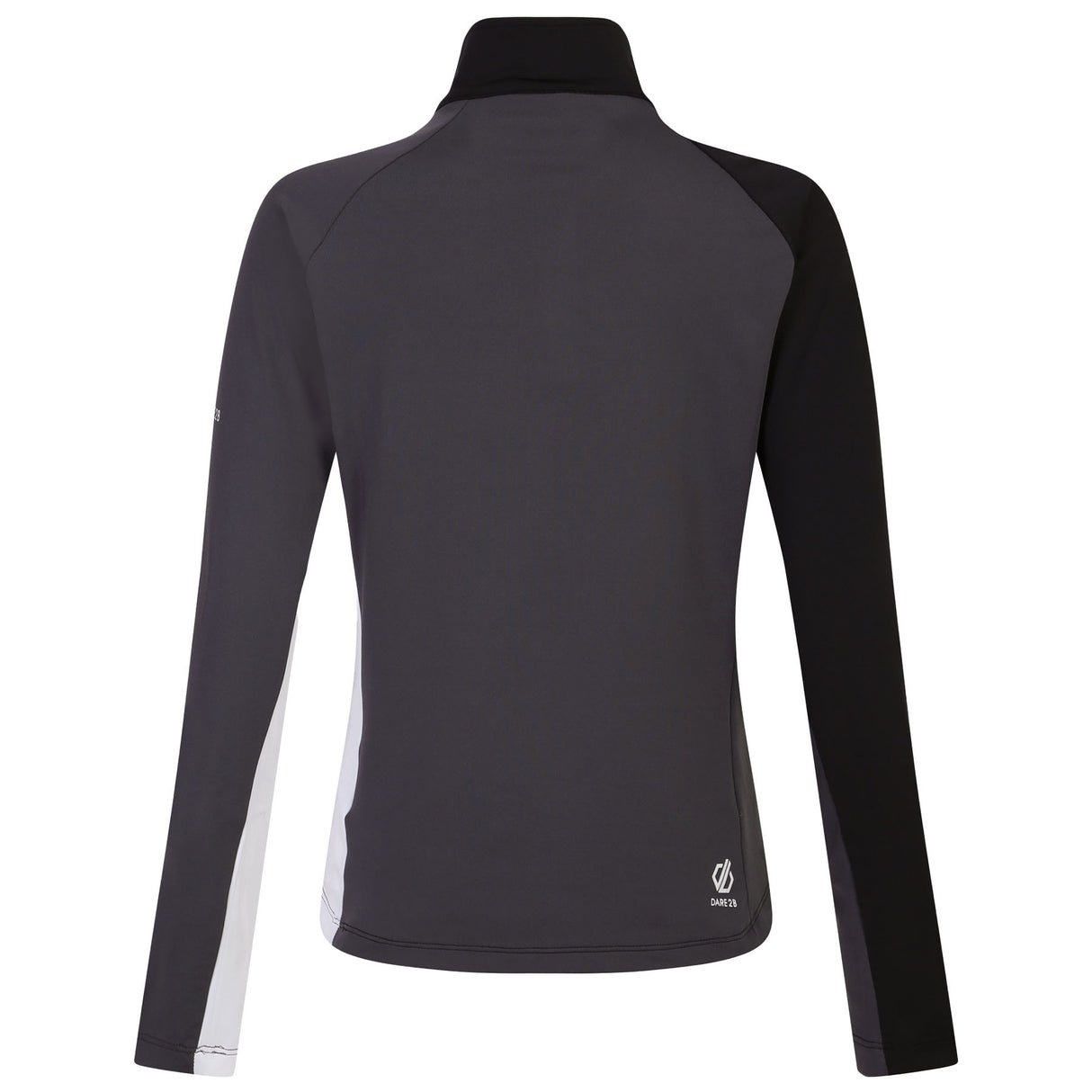 Dare 2b Women's Ice Core Stretch Midlayer Top Black/Ebony Grey / X-Small-Black/Ebony Grey / Small-Black/Ebony Grey / Medium-Black/Ebony Grey / Large-Black/Ebony Grey / X-Large #- 53 Degrees North 
