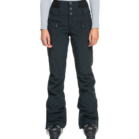 Roxy Women's Rising High Ski Trousers True Black / X-Small-True Black / Small-True Black / Medium-True Black / Large-True Black / X-Large #- 53 Degrees North 
