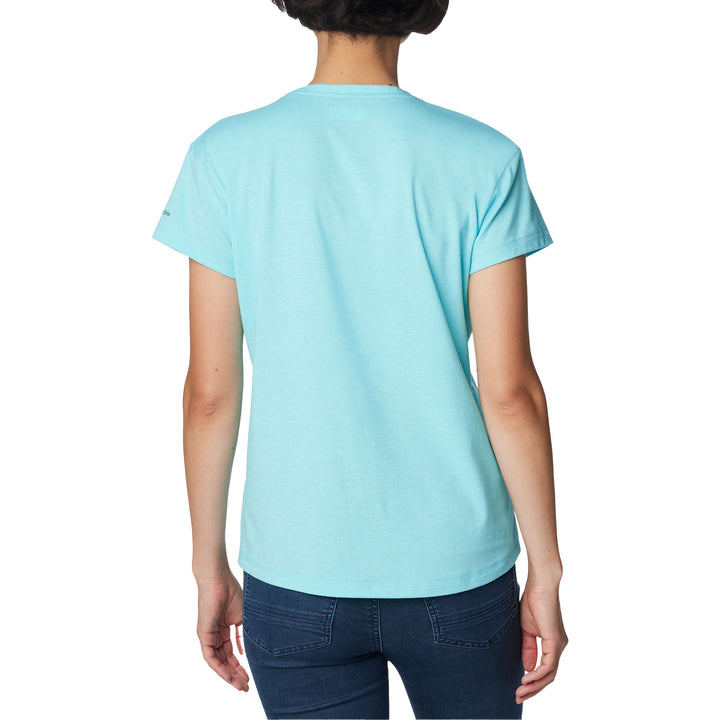 Columbia Women's Sun Trek Short Sleeve T-shirt #color_aquamarine-heather