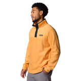 Columbia Men's Steens Mountain  II Half Snap Fleece Pullover Tobacco/Black/Mtn Red / Small-Tobacco/Black/Mtn Red / Medium-Tobacco/Black/Mtn Red / Large-Tobacco/Black/Mtn Red / X-Large-Tobacco/Black/Mtn Red / XX-Large #- 53 Degrees North 