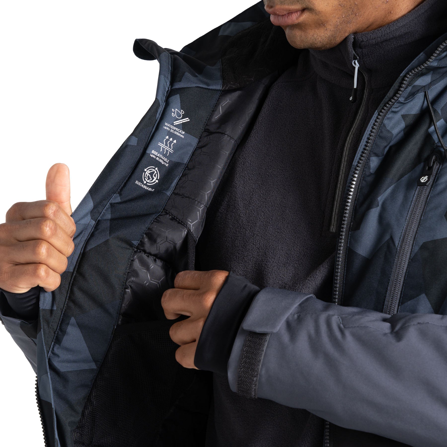 North face camo outlet ski jacket