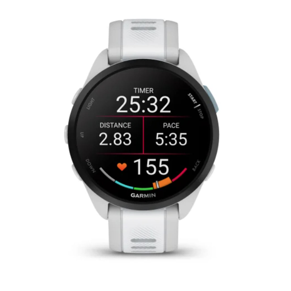 Garmin Forerunner 165 Music Smartwatch Fuchsia & Coral-Turquoise & Aqua-Mist Grey & Whitestone-Black & Slate Grey #- 53 Degrees North 