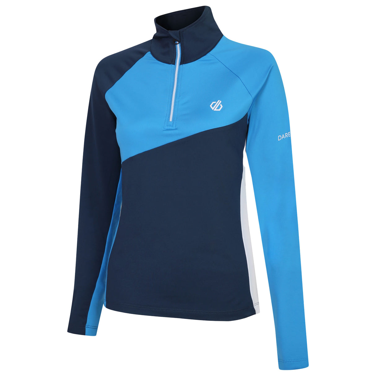 Dare 2b Women's Ice Core Stretch Midlayer Top Black/Ebony Grey / X-Small-Black/Ebony Grey / Small-Black/Ebony Grey / Medium-Black/Ebony Grey / Large-Black/Ebony Grey / X-Large #- 53 Degrees North 