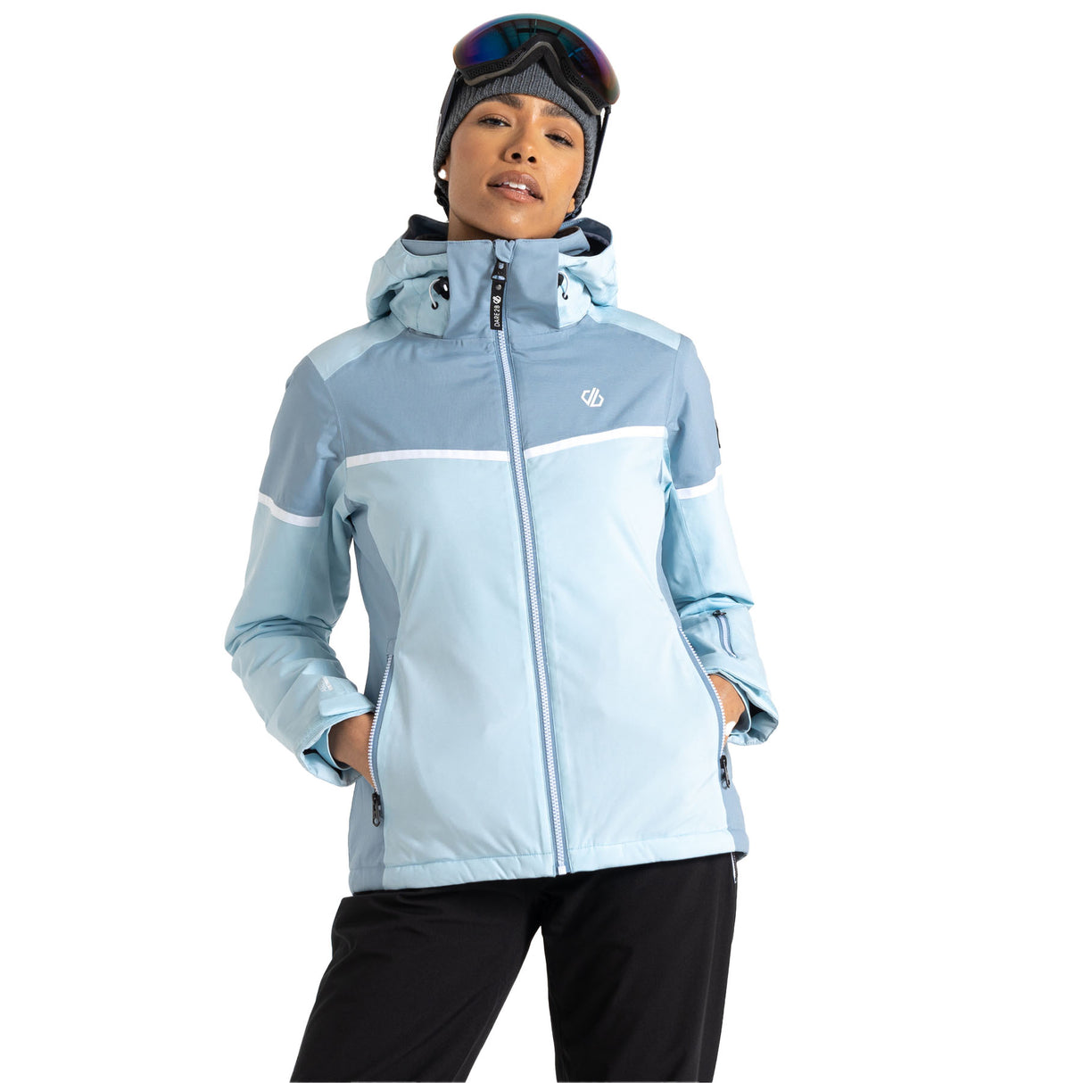 Women's Carving Ski Jacket #color_quiet-blue-ashley-blue