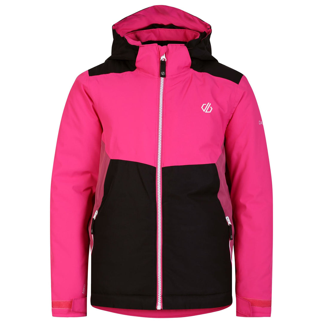 Dare 2b Kids' Impose III Ski Jacket #color_pure-pink-black