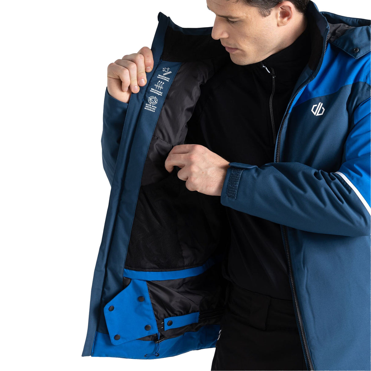 Dare 2b Men's Eagle Jacket Black / X-Small-Black / Small-Black / Medium-Black / Large-Black / X-Large #- 53 Degrees North 