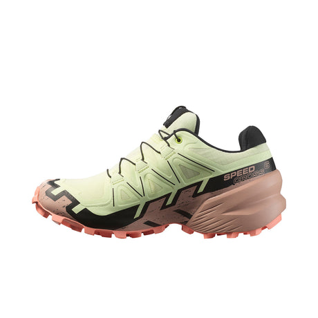 Salomon Women's Speedcross 6 GORE-TEX Trail Running Shoes Lime Cream/Mahogany Rose/Black / UK 5-Lime Cream/Mahogany Rose/Black / UK 6-Lime Cream/Mahogany Rose/Black / UK 7-Lime Cream/Mahogany Rose/Black / UK 8-Carbon/Provence/White / UK 4 #- 53 Degrees North 