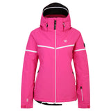 Dare 2b Women's Carving Ski Jacket Black/Ebony Grey / X-Small-Black/Ebony Grey / Small-Black/Ebony Grey / Medium-Black/Ebony Grey / Large-Black/Ebony Grey / X-Large #- 53 Degrees North 